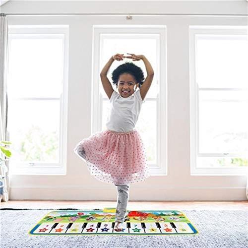 Educatieve Baby Muziekmat met 8 Instrumenten  Keyboard Dance Mat  Stimuleert Muzikale Ontwikkeling  Lichtgewicht & Opvouwbaar - Groen
