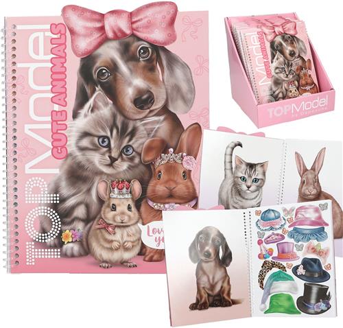 Depesche - TOPModel Cute Animals Dress Me Up - stickerboek