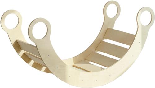 Lexium Klimboog - Klimboog met kussen - Klimboog kussen - Houten Klimbrug - Klimboog Inclusief Kussen - Kinderspeelgoed