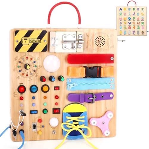 Educatief Activiteitenbord voor Peuters met LED Verlichting en Muziek