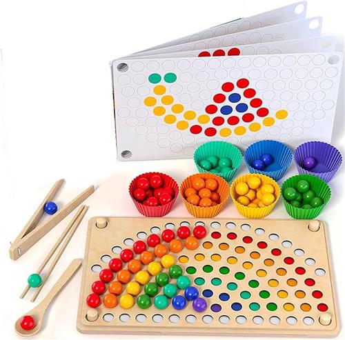 Montessori Educatieve Houten Puzzel voor Kinderen van 3-7 Jaar - Fijne Motoriek, Creatieve Educatie - Ideaal Cadeau voor Jongens en Meisjes