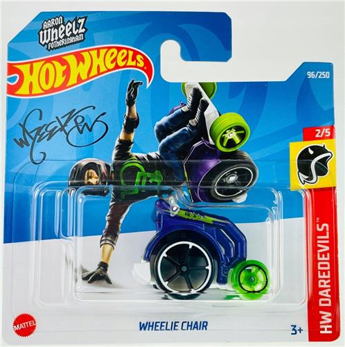 Hot Wheels Wheelie Chair Speelgoedauto Groen 1:64