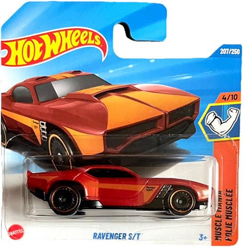 HOT WHEELS RAVENGER S/T ORANGE 207/250 HW MUSCLE MANIA 4/10 SHORT CARD 2025