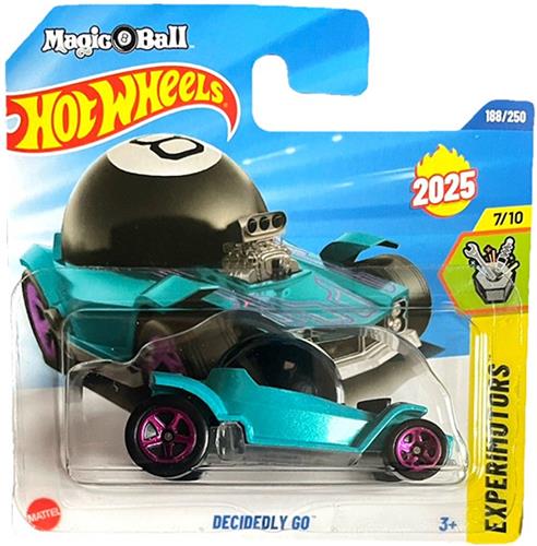 HOT WHEELS DECIDEDLY GO MAGIC 8 BALL TURQUOISE 188/250 HW EXPERIMOTORS 7/10 SHORT CARD 2025