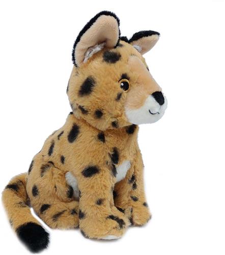 Pia Soft Toys - Pluche Knuffeldier - Serval - zittend - 21 cm