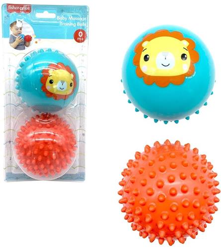 Fisher-Price Baby Massage Ballen - 2 Stuks - Blauw en Rood
