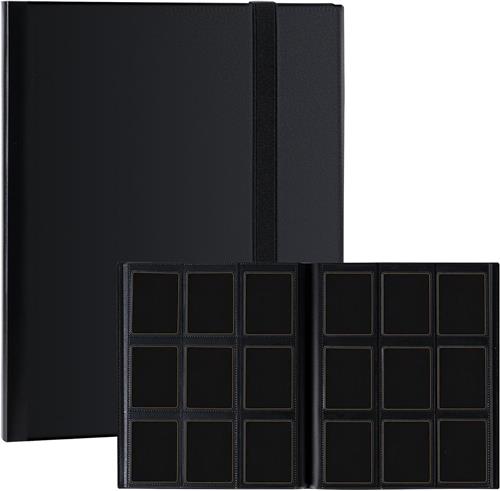 BOTC Verzamelmap - 9-vaks Opbergmap 360 Kaarten - Ruilkaartenhouder - Stevig Album met zijlader - YuGiOh, MTG, TCG, Gamekaarten