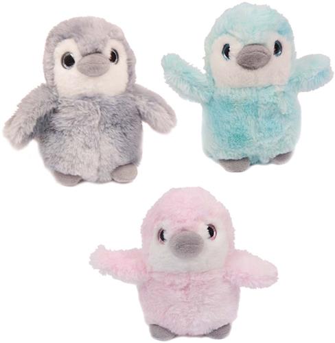 PIA Soft Toys - Set van 3 Pluche Pinguïn Knuffels - 3 ass. - 15 cm
