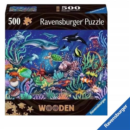 Ravensburger Houten Puzzel 500 Stukjes Onderwaterwereld