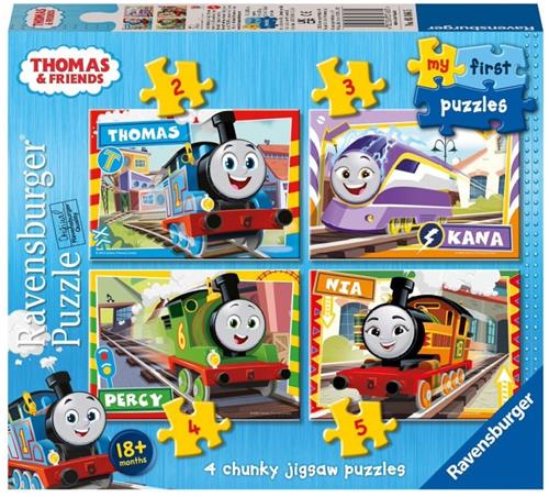 Ravensburger puzzel - Thomas de Trein My First Puzzles - 4 in een doos