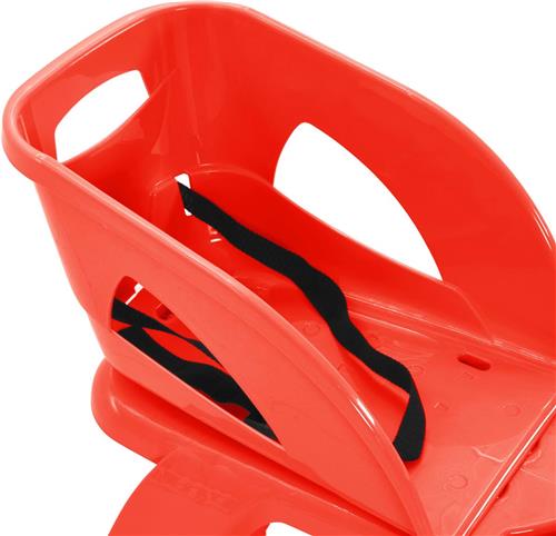 vidaXL - Slee - met - zitje - en - stuur - 102,5x40x23 - cm - polypropeen - rood
