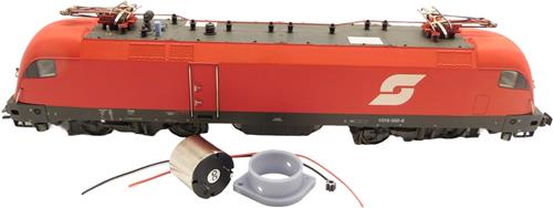 micromotor HM001G motor ombouwset voor Märklin C-sinus. BR 01.10, BR 42.90, BR 103/E 03, en andere