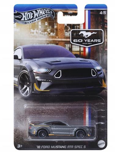 Hot Wheels '18 Ford Mustang RTR Spec 5 - Zilveren serie