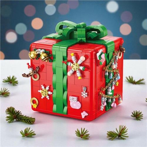 Creatieve kerst bouwset vol verrassingen, leuk cadeau voor jong & oud