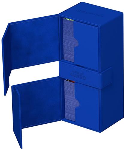 Ultimate Guard Ultimate Guard Twin Flip'n'Tray 266+ Xenoskin - Blue Card Boxes