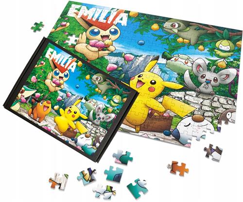 Pokemon Gepersonaliseerde Puzzel A3/A4 - Uniek Cadeau