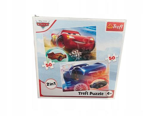 Auto's 3 puzzel 100 stukjes - 2 afbeeldingen