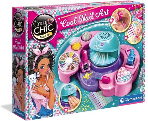 Clementoni - kindernagelstudio inclusief accessoires en nageldroger.