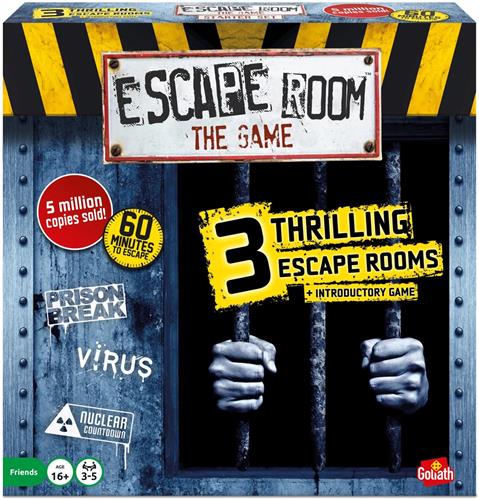 Goliath Escape Room spel - 3 spannende avonturen voor thuis (Engelstalig).