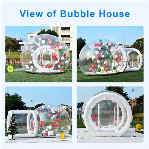 Opblaasbare Bubble Tent  Buitentent  Transparante Tent  Kampeertent  Tuinfeest Tent  3 Meter Diameter  Waterbestendig PVC