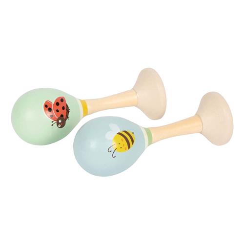 Small Foot - Houten Maracas Tiny Friends - 2st.
