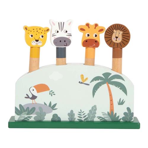 Small Foot - Houten Dierenvormenspel Safari FSC