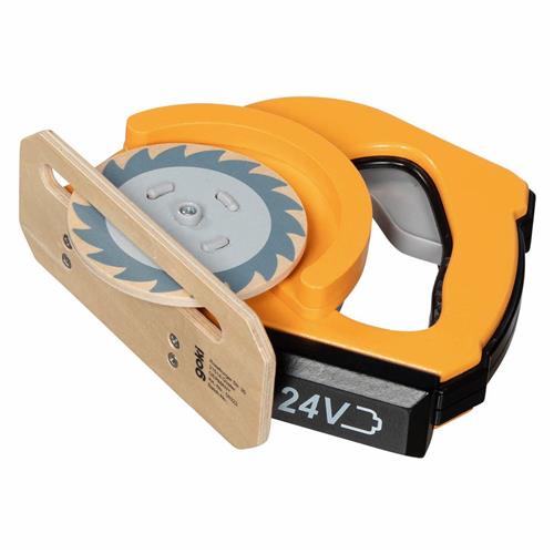 Goki cirkelzaag houten speelgoed gereedschap voor kinderen.