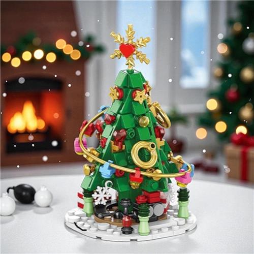 Bouw je eigen kerstboom van steentjes, decoratief, creatief & feestelijk