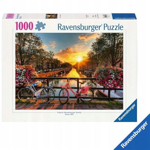 Ravensburger Puzzel 1000 Stukjes Fietsen in Amsterdam