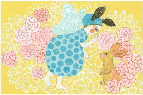 Djeco briefpapier set feeën - creatieve schrijfbox voor kinderen.