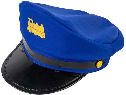 BigJigs speelgoed treinconducteur hoed - kind verkleed accessoire.