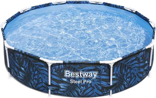 BESTWAY Bovengrondse Tubular Pool - Steel Pro - 305 x 66 cm - Rond