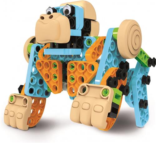 Clementoni Bouwpakket Mechanics Junior Moving Animals 120-delig