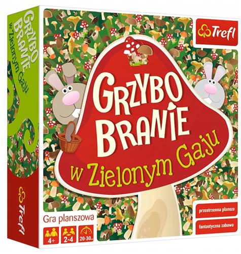 Trefl Grzybobranie  Bordspel  Kinderspel  Educatief  Voor 2-4 Spelers  Vanaf 4 Jaar