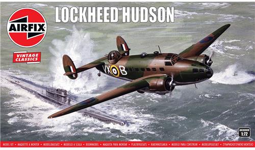 Airfix Modelbouwpakket Vliegtuigen - 03006V Lockheed Hudson WWII - Vintage Classics - Amerikaans Propellervliegtuig Plastic - 1:72 -