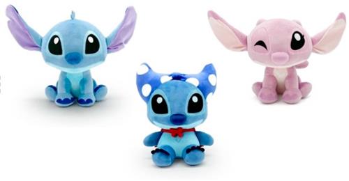3 x Knuffel Stitch Disney Doorables - Stitch & Angel