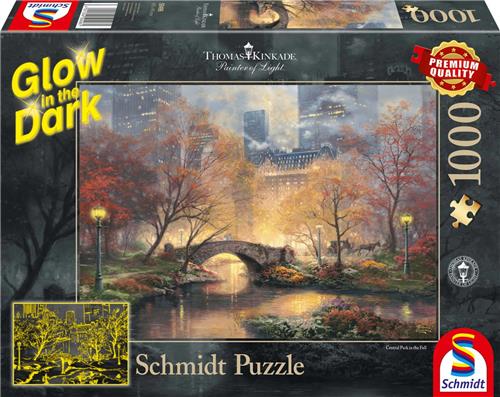 Schmidt Puzzle Legpuzzel Autumn In Central Park 1000 Stukjes