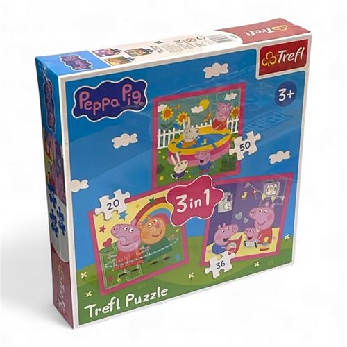 Trefl Peppa Pig Puzzel 3-in-1 voor Kinderen