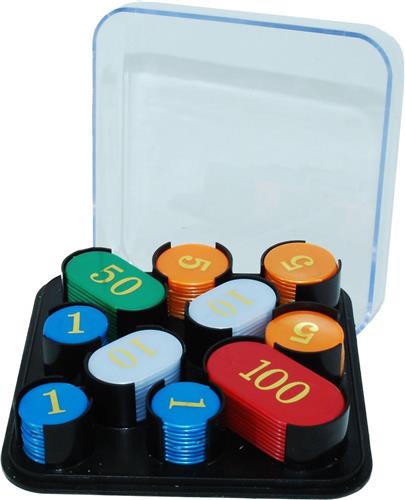 Roulette Chips 100 Stuks