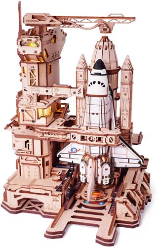 Robotime Space Shuttle - LKA02 - ROKR Mechanical Gears Series - Ruimtevaart - Bouwpakket - Modelbouw - Miniatuur
