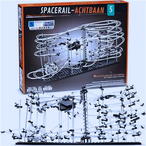 Space Rail Perpetuele Rollercoaster Level 5 - Marmeren Achtbaan DIY Bouwset Voor Een Spannende Track Run Gadget