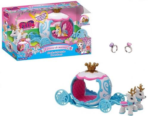 Filly Wedding Glitter Carriage