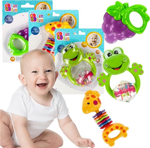 Bam Bam - Rammelaar - Giraffe - Babyspeelgoed