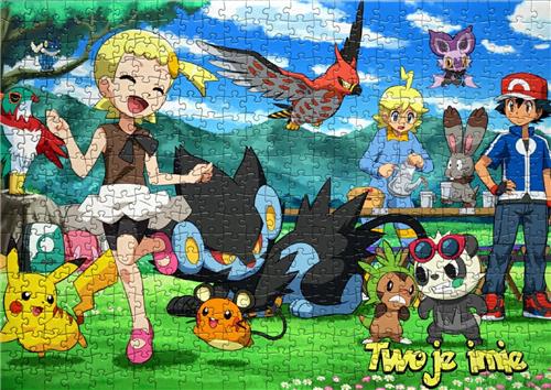 Pokemon Detective Pikachu Puzzel A4 - 96 Stukjes