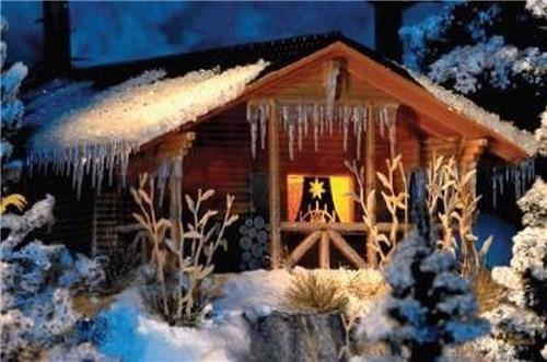 Busch - Winterhütte Mit Beleuchtung (Bu1085) - modelbouwsets, hobbybouwspeelgoed voor kinderen, modelverf en accessoires