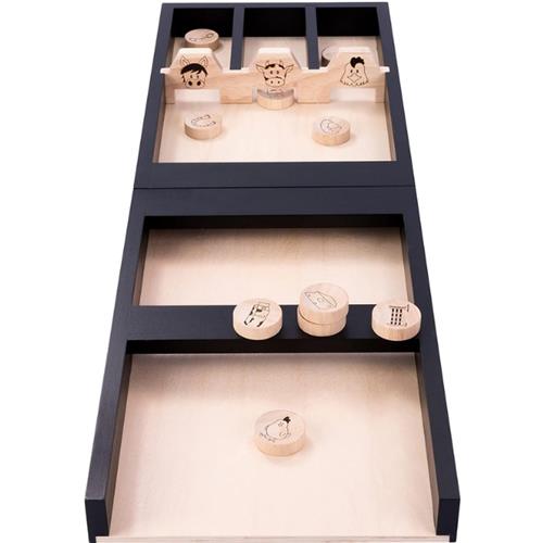 Sjoelbak - Sjoelbakken Voor Volwassenen En Kinderen - Gemakkelijk Op Te Bergen - Houten Sjoelbak 80cm