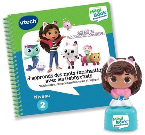 VTECH - MAGIBOOK VERHAAL'VRIENDEN (IK LEER PANDASTISCHE WOORDEN MET DE GABBY KATTEN + KARAKTER) - Multicolor