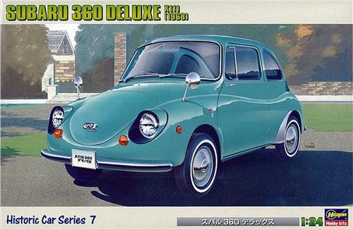 Hasegawa Modelbouwpakket Auto - 21107 (21207) Subaru 360 Deluxe Car Plastic - 1:24 -