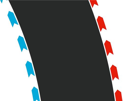 Carrera Racebaanonderdeel - HYBRID - Uitbreidingsset Curves Radius 2 30° - 2 Stuks Links 2 Stuks Rechts - 4 Baanonderdelen onderdeel