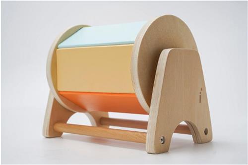 Montessori Draaiende Trommel - Sensorisch Speelgoed Voor Baby's - Geschikt Voor 0-6 & 6-12 Maanden - Educatief Peuterspeelgoed Vanaf 1 Jaar